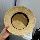 Louis Vuitton New Embroidered Logo Straw Hat 57CM