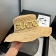 Gucci New Fashion Logo Straw Hat 57CM
