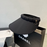 Prada New Fashion Sunshade Hat Versatile Empty Top Hat
