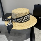 Prada New Classic Straw Hat Couple Versatile Straw Hat 57 CM
