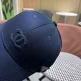 Chanel New Classic Embroidered Logo Baseball Hat Unisex Versatile Sunshade Hat