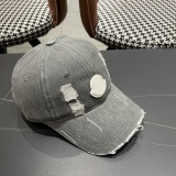 Moncler Fashion Retro Distressed Baseball Hat Couple's Versatile Duck Tongue Hat