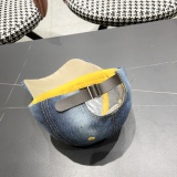 Chanel New Retro Diamond Cowboy Baseball Hat Couple Versatile Sunshade Hat