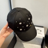 Chanel New Fashion Diamond Set Duck Tongue Hat Couple Versatile Baseball Hat
