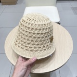 Dior New Fashion Versatile Double sided Fisherman's Hat
