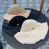 Prada Spring/Summer New Big Bow Sunshade Fisherman's Hat