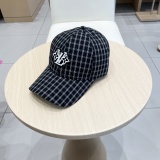 Louis Vuitton New Fashion Checkered Embroidered Logo Baseball Hat Versatile Duck Tongue Hat