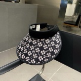 Chanel New Fashion Empty Top Hat Versatile Sunscreen Hat