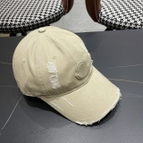 Moncler Fashion Retro Distressed Baseball Hat Couple's Versatile Duck Tongue Hat