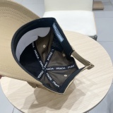 Prada New Classic Embroidered Logo Duck Tongue Hat Couple Baseball Hat