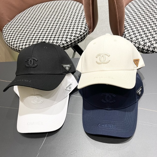 Chanel New Classic Embroidered Logo Baseball Hat Unisex Versatile Sunshade Hat