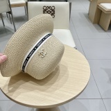 Chanel New Hollow Grass Hat Versatile Sunscreen Top Hat