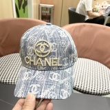 Chanel Fashion Embroidered Logo Baseball Hat Couple Versatile Fisherman's Hat