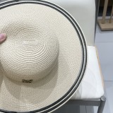 Louis Vuitton New Straw Hat Versatile Sunshade Top Hat