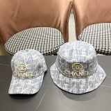 Chanel Fashion Embroidered Logo Baseball Hat Couple Versatile Fisherman's Hat