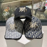 Dior New Classic Embroidered Logo Baseball Hat Unisex Versatile Duck Tongue Hat