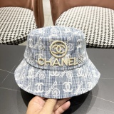 Chanel Fashion Embroidered Logo Baseball Hat Couple Versatile Fisherman's Hat