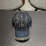 Chanel New Retro Diamond Cowboy Baseball Hat Couple Versatile Sunshade Hat