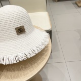 Gucci New Fashion Hairy Breathable Straw Hat Sunscreen Fisherman's Hat Sunscreen Hat