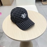 Louis Vuitton New Fashion Checkered Embroidered Logo Baseball Hat Versatile Duck Tongue Hat