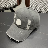 Moncler Fashion Retro Distressed Baseball Hat Couple's Versatile Duck Tongue Hat