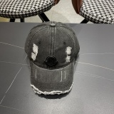 Moncler Fashion Retro Distressed Baseball Hat Couple's Versatile Duck Tongue Hat