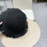 Gucci New Fashion Hairy Breathable Straw Hat Sunscreen Fisherman's Hat Sunscreen Hat