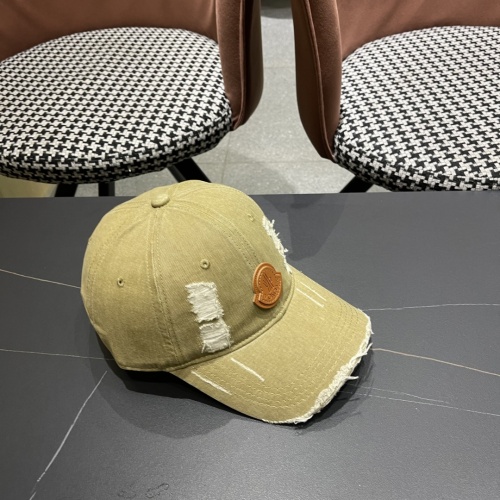 Moncler Fashion Retro Distressed Baseball Hat Couple's Versatile Duck Tongue Hat