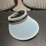 Balenciaga New Casual Versatile Empty Top Sunshade Hat