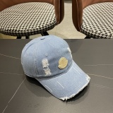 Moncler Fashion Retro Distressed Baseball Hat Couple's Versatile Duck Tongue Hat