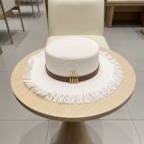 Dior New Fashion Bow Top Hat Straw Hat