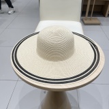 Louis Vuitton New Straw Hat Versatile Sunshade Top Hat