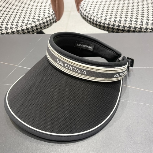 Balenciaga New Casual Versatile Empty Top Sunshade Hat
