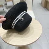 Chanel New Hollow Grass Hat Versatile Sunscreen Top Hat