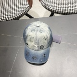 Louis Vuitton Fashion Embroidered Logo Baseball Hat Couple Versatile Duck Tongue Hat