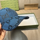 Gucci New Fashion Versatile Duck Tongue Hat Couple Baseball Hat 56 CM