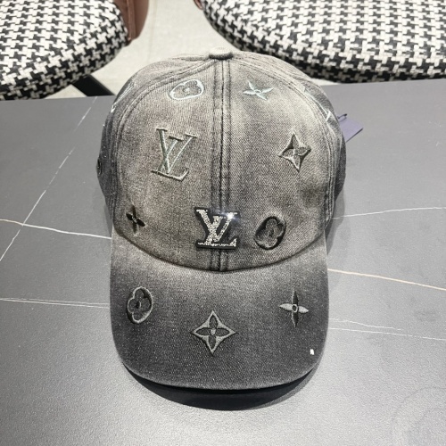Louis Vuitton Fashion Embroidered Logo Baseball Hat Couple Versatile Duck Tongue Hat