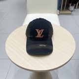 Louis Vuitton Retro Embroidered Distressed Baseball Hat Couple's Versatile Duck Tongue Hat 