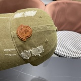 Moncler Fashion Retro Distressed Baseball Hat Couple's Versatile Duck Tongue Hat