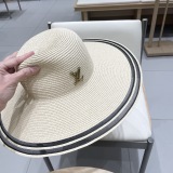 Louis Vuitton New Straw Hat Versatile Sunshade Top Hat