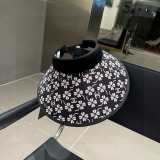Chanel New Fashion Empty Top Hat Versatile Sunscreen Hat