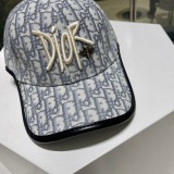 Dior New Classic Embroidered Logo Baseball Hat Unisex Versatile Duck Tongue Hat