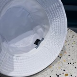 Prada New Classic Triangle Logo Fisherman's Hat Unisex Versatile Sunshade Hat
