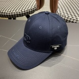 Chanel New Classic Embroidered Logo Baseball Hat Unisex Versatile Sunshade Hat