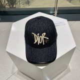 Dior New Classic Embroidered Logo Baseball Hat Unisex Versatile Duck Tongue Hat