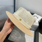 Chanel New Fashion Hemp Top Hat 57 CM