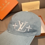 Louis Vuitton Classic Embroidered Logo Baseball Hat Couple Casual Duck Tongue Hat