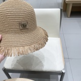 Gucci New Fashion Hairy Breathable Straw Hat Sunscreen Fisherman's Hat Sunscreen Hat
