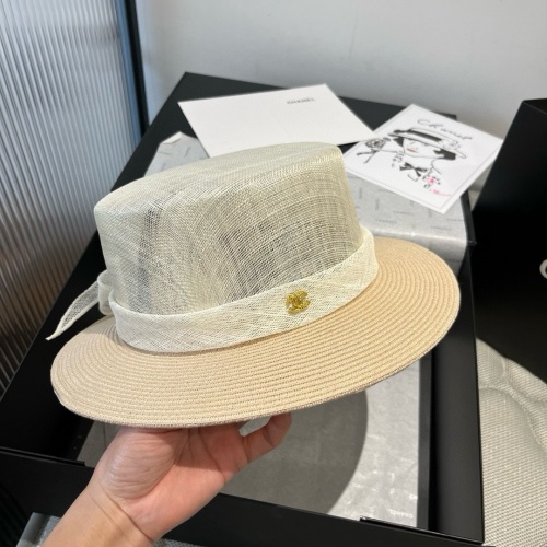 Chanel New Fashion Hemp Top Hat 57 CM
