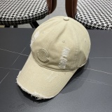 Moncler Fashion Retro Distressed Baseball Hat Couple's Versatile Duck Tongue Hat
